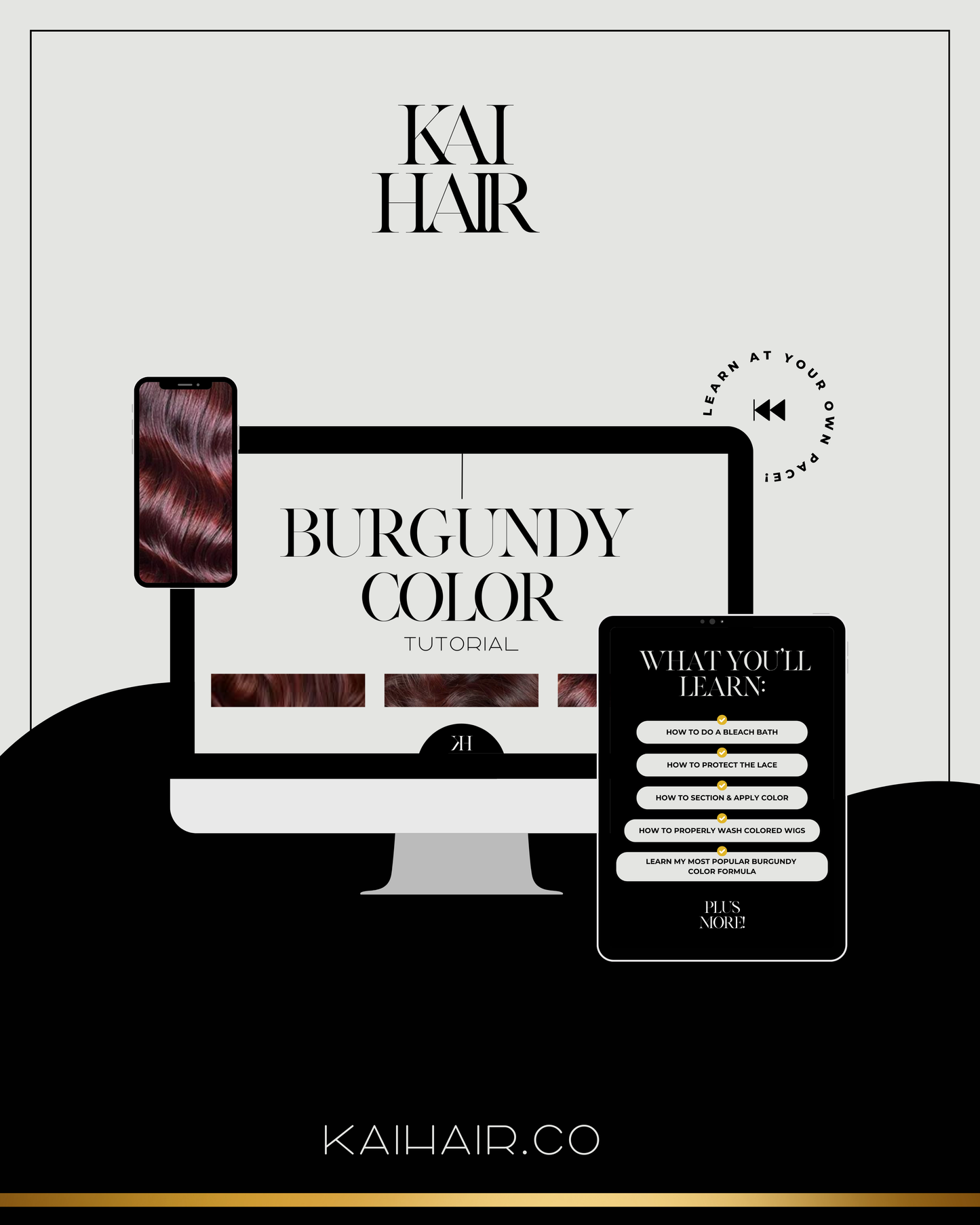 Burgundy Color Tutorial